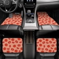 thumbnail image 7 of Yiaed Tomato Print Carpet Floor Mats for Cars, Auto Accessories Front & Rear Car Floor Mats Car Floor Foot Mat Sets of 4 Pieces, 7 of 7