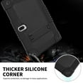 thumbnail image 3 of FIEWESEY for ZONKO K118 Tablet Case,Shockproof Rugged Kids Protective Case for Feonal K116/MAGCH M210/M101/L21/MEIZE K116/K118/Xiashuanghu RS10/Kaktin/TPSPAD Android 10 10 inch Tablet(Black/Black), 3 of 6