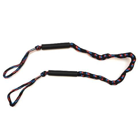 Shoreline Boat Stretch Dock Line SL92569 | 5 - 7 FT Bungee Black