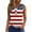 Style 2, variant on GERsome Womens 4th of July Tank Tops Button Up V Neck Sleeveless American Flag Stars Stripes Graphic Patriotic T Shirts S-2XL