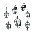 thumbnail image 3 of Vaxcel Nottingham 3 Light Black Empire Outdoor Wall Lantern Clear Glass, 3 of 6