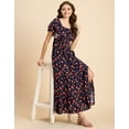 thumbnail image 2 of Moomaya Printed Long Dress For Women, Chic Resort Wear Maxi Dress, 2 of 9
