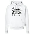 thumbnail image 2 of Inktastic Cousins Make the Best Friends with Arrow Adult Hoodie Sweatshirt, 2 of 4