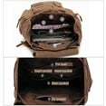 thumbnail image 5 of AUGUR High Capacity Canvas Vintage Backpack 30L -  Laptop Compartment, Unisex, 5 of 10