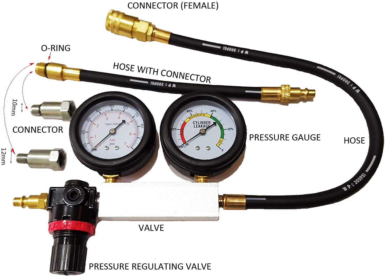 Buy Foreverun Motor Engine Compression Leakage Leakdown Detector