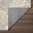 thumbnail image 3 of My Magic Carpet 2.5'x7' Machine Washable Non-Slip Kitchen Hallway Runner Rug, Kalini Floral Natural, 3 of 5