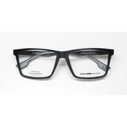 BMW Motorsport BS5003 Full Rim Square Shiny Black Eyeglasses