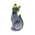 thumbnail image 2 of Simulación de adornos de resina de escultura de la estatua del gato para el patio del césped del patio, 2 of 9