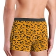 thumbnail image 4 of Men's Boxer Briefs, halloween spooky design Soft Comfy Mens Underwear Boxer Briefs Breathable With Widen Waist, 4 of 7
