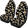 thumbnail image 5 of Pzuqiu Seat Covers for Cars Breathable Polyester, Compatible with Car Seats Sedan Seats, for Truck most Cars, Frog Floral Pattern, 5 of 10