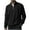 Black, variant on APEXFWDT Men's Fleece-Lined Half-Zip Sweatshirt Long Sleeve Stand Collar Warm Base Top Casual Cozy Pullover,XXXL,Black