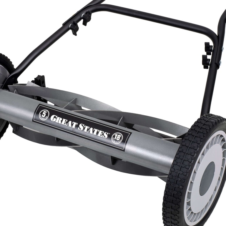 Great States 815-18 18-Inch 5-Blade Manual Push Reel Lawn Mower
