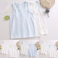 thumbnail image 4 of 2 Pack Girls' Cotton Undershirt Soft Breathable Tank Top Toddler Basic Camisole Tops for Girls (1T-9), 4 of 6