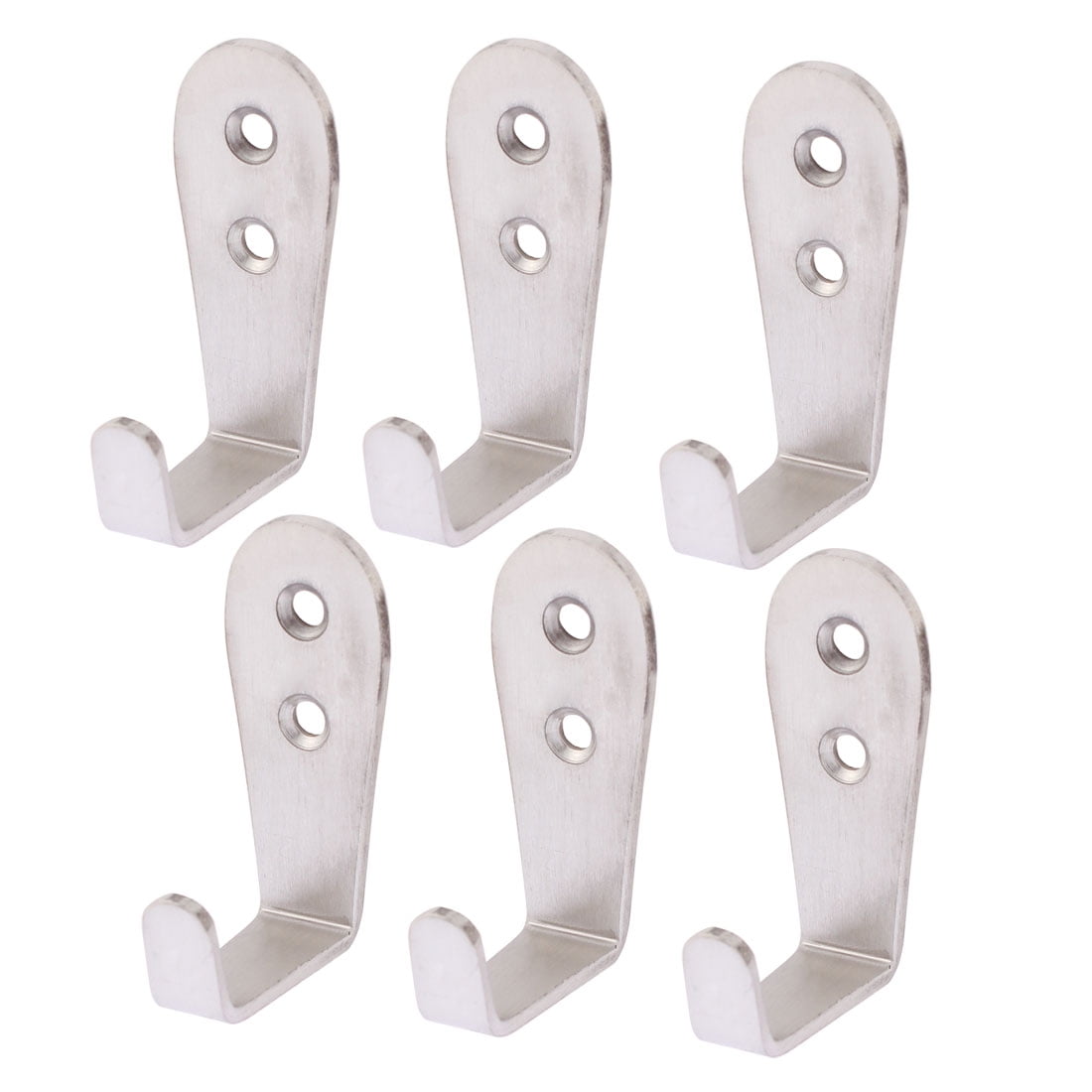 Door Wall Screw Mounted Hook Holder Hanger 3 Thickness 6PCS Walmart