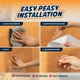 thumbnail image 7 of Panther Armor Cat Scratch Furniture Protector, Matte 8 Sheet Pack w 64 Twist Pins (4XL+4L), 7 of 7