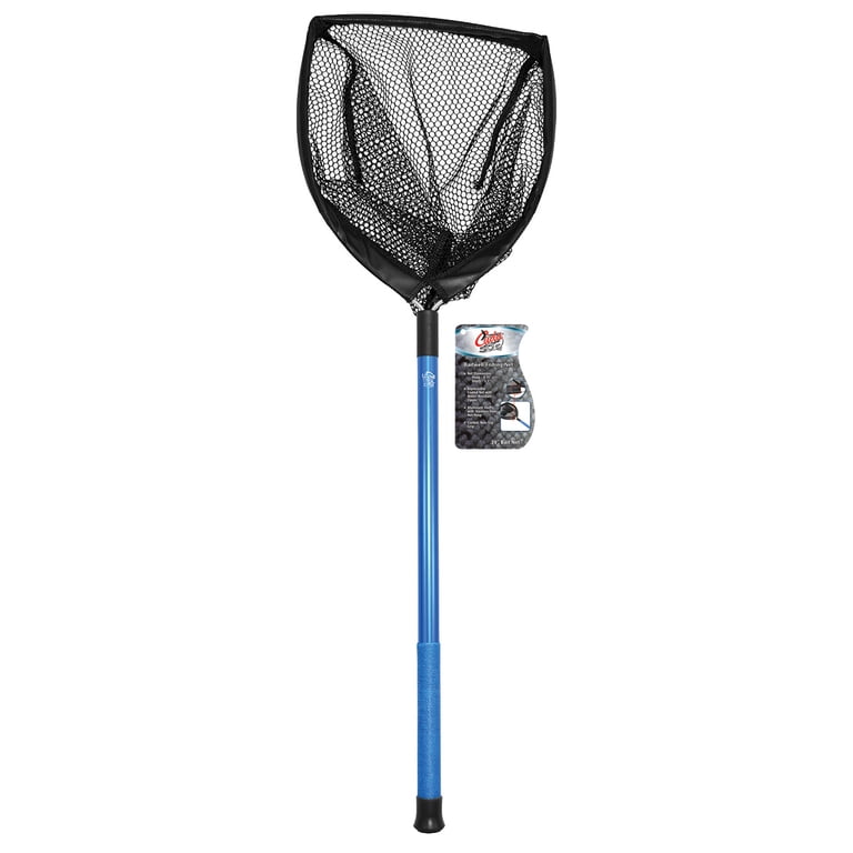 best rated folding fish net for kayaks GOODCAT Floating Fishing with Magnetic Release, 17x12.4 Inch Rubber Coated Landing Net, Fixed 32.5 Inch Handle, Foldable Friendly Net Kayak Boat Shore Fly Fishing Freshwater Saltwater Electric Automatic Fishing Hook Scenario Versatility Hatch Size:18x18
