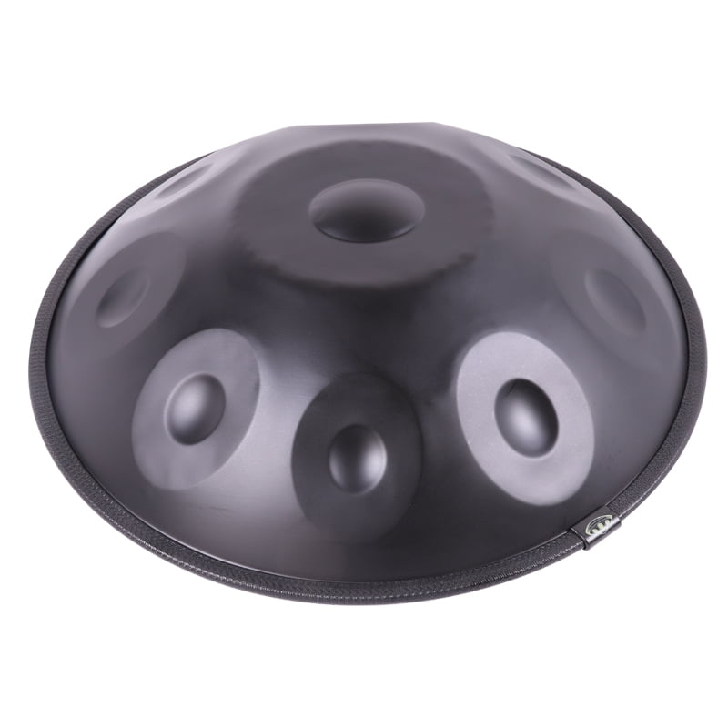 18IN Kurd D Minor 9 Notes Handpan Drum 440HZ Percussion Instrument Steel Tongue Drum