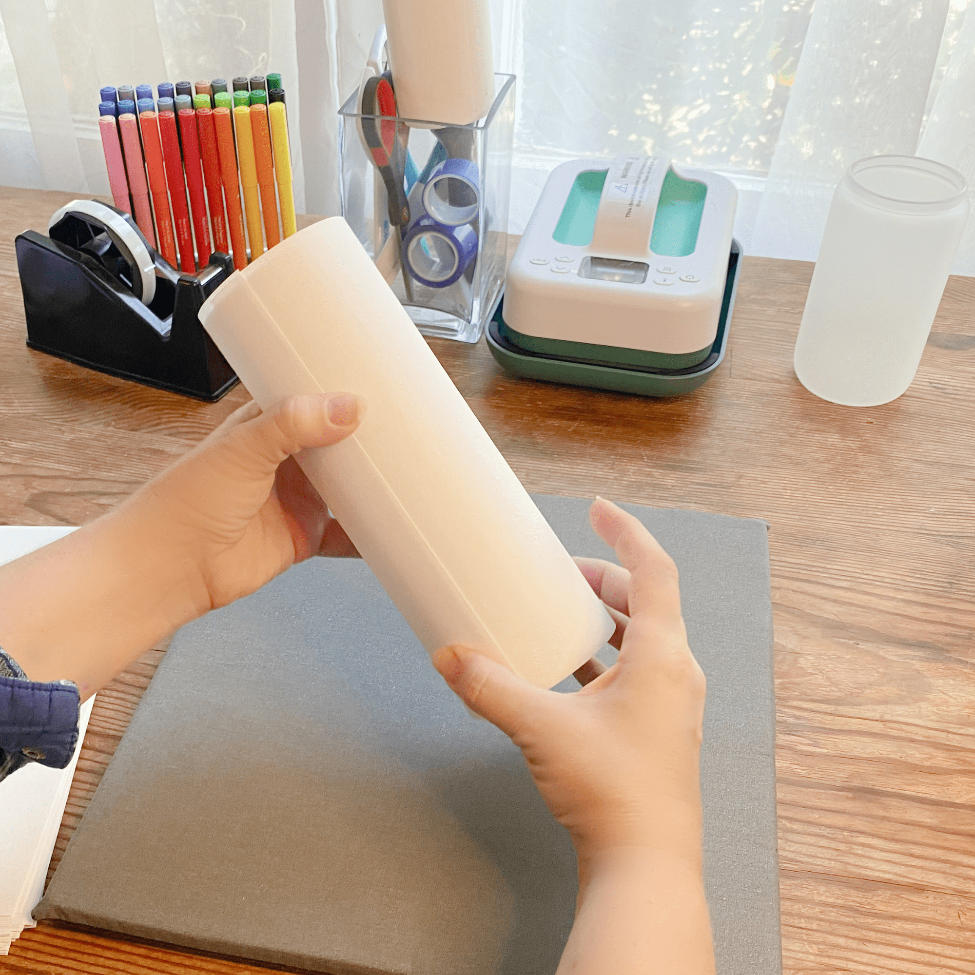 Precut Butcher Paper Sheets for Sublimation Tumblers & Beer Can Glass (various sizes), White, Uncoated