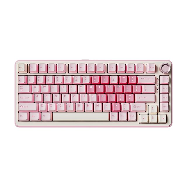 Teclado mecánico inalámbrico YUNZII B75 PRO con retroiluminación RGB