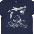 thumbnail image 4 of Inktastic Great White Shark Jumping in White Boys or Girls Toddler T-Shirt, 4 of 5