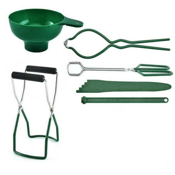Canning Kit for Beginners 6-Piece Set Ball Canning Kit Tools,Green,F136260