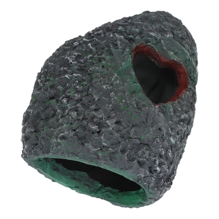 GETAJGHSD Green Resin Fish Tank Ornament Aquarium Hideout for Shrimp and Small Fish