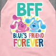 thumbnail image 3 of Blue Clues & You! - Blue's Friend Forever - Toddler And Youth Girls Raglan Graphic T-Shirt, 3 of 5