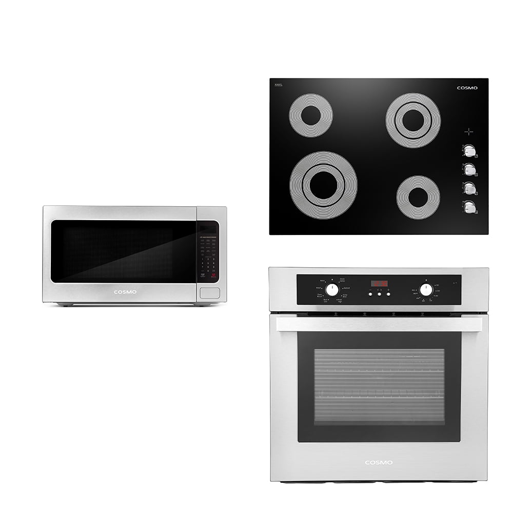 cooktop over wall oven