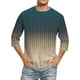 thumbnail image 1 of Camisas de Manga Larga para Hombres Imprimir Casual Cuello Redondo Blusa de Manga Corta, Camisas de Lino para Hombres, 1 of 4