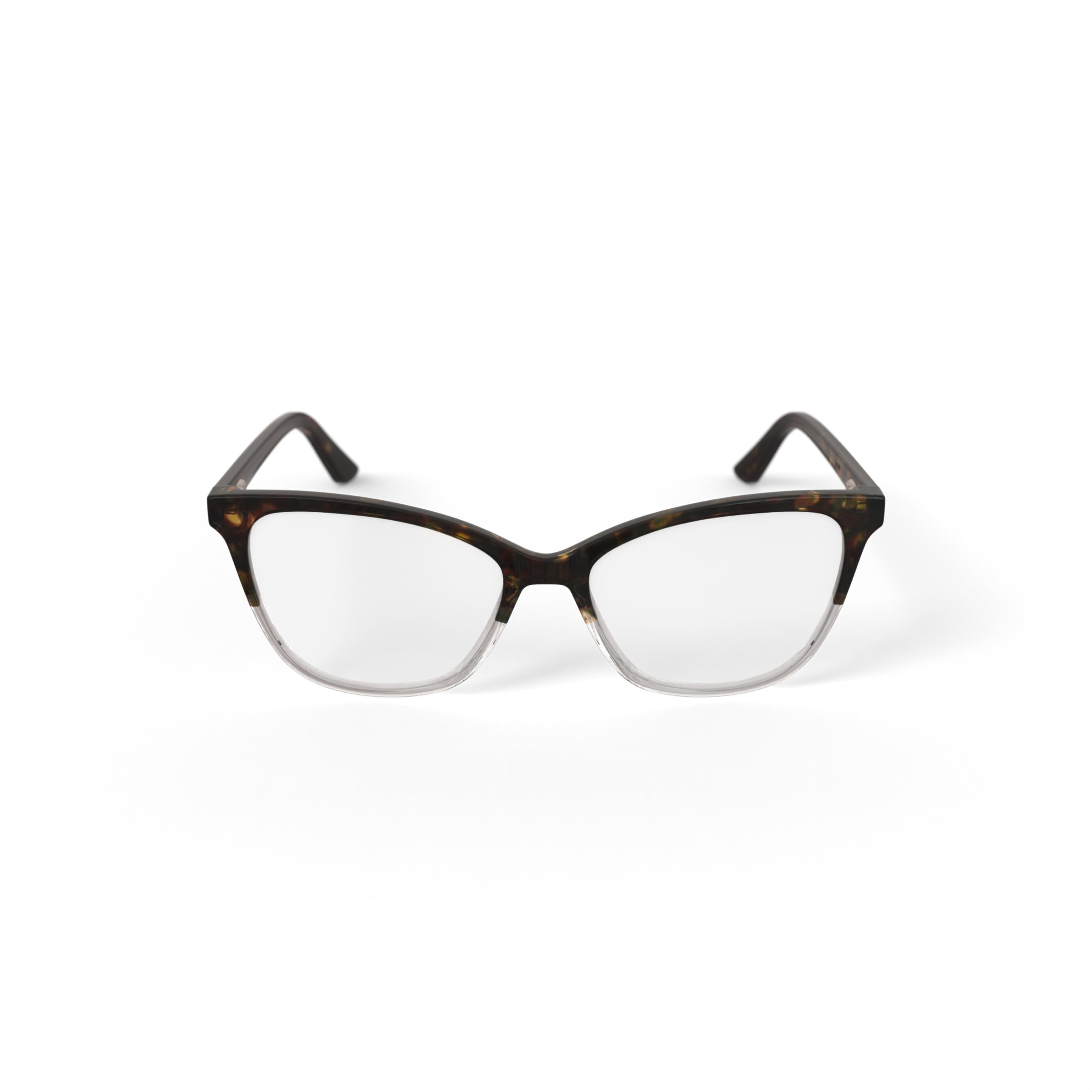 Hard Candy Women's HCV04 Galaxy Prescrption Eyeglasses with Case, Tortoise Gradient