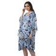thumbnail image 6 of Moomaya Georgette Short Caftan Midi Dress Beach Swimwear Cover up Womens Kaftan, 6 of 6