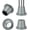 Gray, variant on SupreGear Non-Slip Rubber Chair Leg Tips, 1-1/8" Replacement Feet for Shower & Tub Chairs, Gray, 4-Pack
