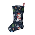 thumbnail image 2 of Christmas Stockings,Dark Blue Christmas Santa Pattern Stockings Christmas,14.8'' Xmas Stockings,Christmas Party Favors,Christmas Party Decorations,Christmas Stockings Personalized, 2 of 5