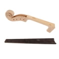 thumbnail image 3 of Tachiuwa Unfinished Headstock Peg Hole Neck Maple w/ Ebony Fingerboard Fret Set for 4/4, 3 of 8