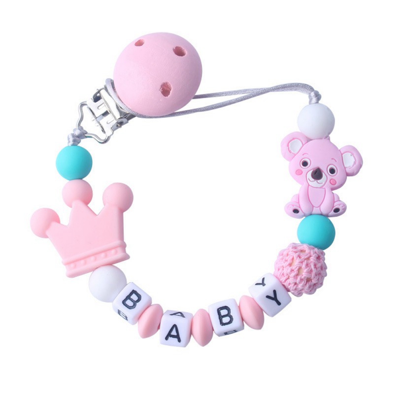 Fymall Baby Care Nipples Clip Soother Beaded Chains Teethers