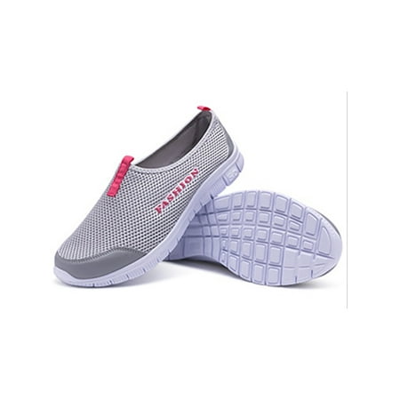 

Avamo Women Men Running Sneakers Breathable Mesh Walking Slip-On Casual Loafers Shoes