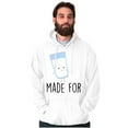thumbnail image 4 of Cute Matching Set Couples Kawaii Unisex Plus Fleece Graphic Hoodie Brisco Brands 4X, 4 of 6