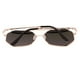 thumbnail image 4 of Gafas de sol unisex de estilo vintage con lentes planas de espejo para hombre y mujer., 4 of 9