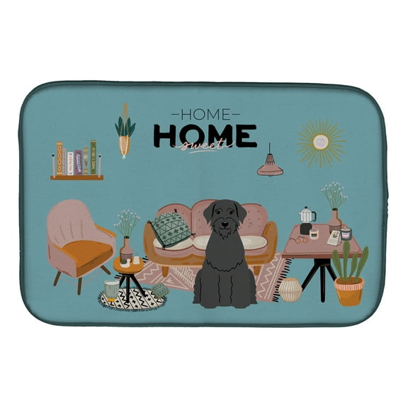 Giant Schnauzer Sweet Home Dish Drying Mat