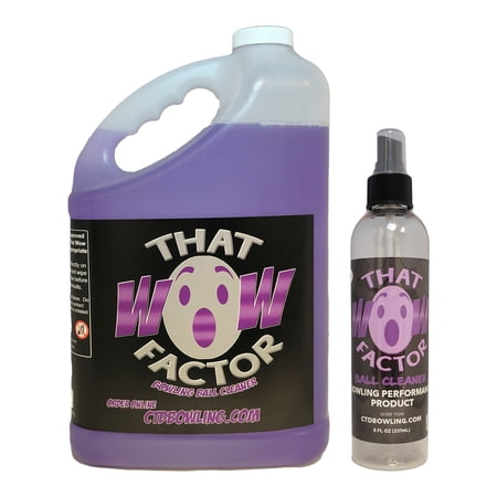 That Wow Factor | Bowling Ball Cleaner | USBC Approved | Removes Dirt Oil & Scuff Marks | Gallon