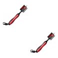 thumbnail image 4 of Greeniant Cepillo de limpieza de palos de golf Herramienta de mantenimiento profesional Gadgets Rojo Rojo 2piezas, 4 of 6