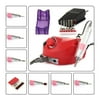 CoastaCloud Brand New 110V 18000-30000RPM Black Professional Nails Salon Manicure Electric Nail Drill File Machine Kits with Pedal