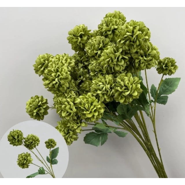 5 bolas de flores artificiales - Flores de hortensia de 4 cabezas for bodas, arreglos florales, decoraciones y decoración del hogar.