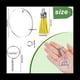 thumbnail image 3 of Juego de Llaveros de AcríLico Transparente, Colgantes en Blanco de AcríLico Transparente con Borlas Anillos de Salto de, 3 of 6