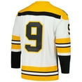 thumbnail image 3 of Men's Mitchell & Ness Johnny Bucyk White Boston Bruins  1973/74 Blue Line Player Jersey, 3 of 3