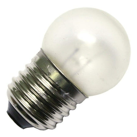 

General 16230 - 71/2S/TF 130V 7.5W E26 S11 130V SILICONE Standard Screw Base White Frosted Scoreboard Sign Light Bulb
