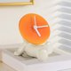 thumbnail image 4 of Reloj De Puesta De Sol De Cerámica, Adorno Para El Hogar, Reloj Analógico Con Pilas, Decoración Silenciosa, Estatua De Puesta De Sol, Reloj De Mesa Para Sala De Estar, 4 of 7