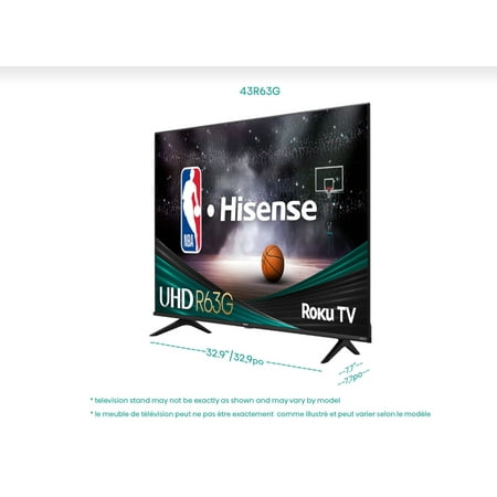 Hisense - 43" Class R6G Series LED 4K UHD Smart Roku TV