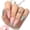Bz1501 Tao Li Zhengyan, variant on 2026 New Long Style Nail Art Wearable Nails with Sparkling Colorful Rhinestones and Bowknots, European and American Style False Nail Tips for Women