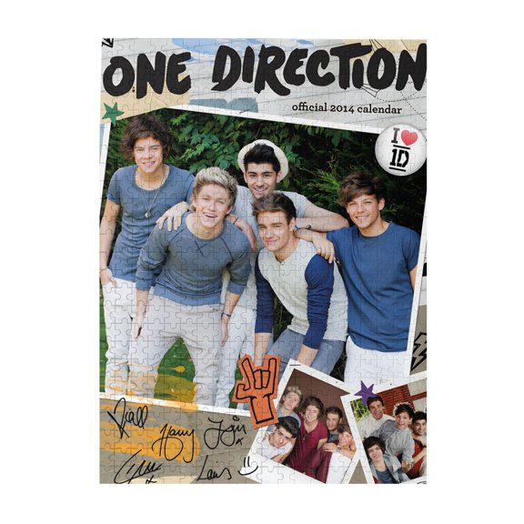 One Direction Jigsaw Puzzle Game 500 Piece, Educational Wooden Puzzles for Family Friend Gift